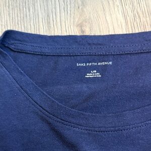 Saks Fifth Avenue Men's Deep Blue Tee
